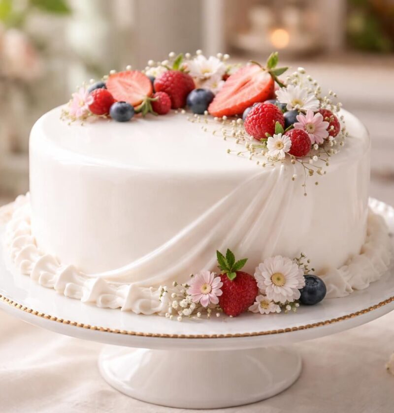 découvrez la recette du fondant blanc, l'ingrédient clé pour sublimer vos gâteaux avec élégance et douceur en pâtisserie.