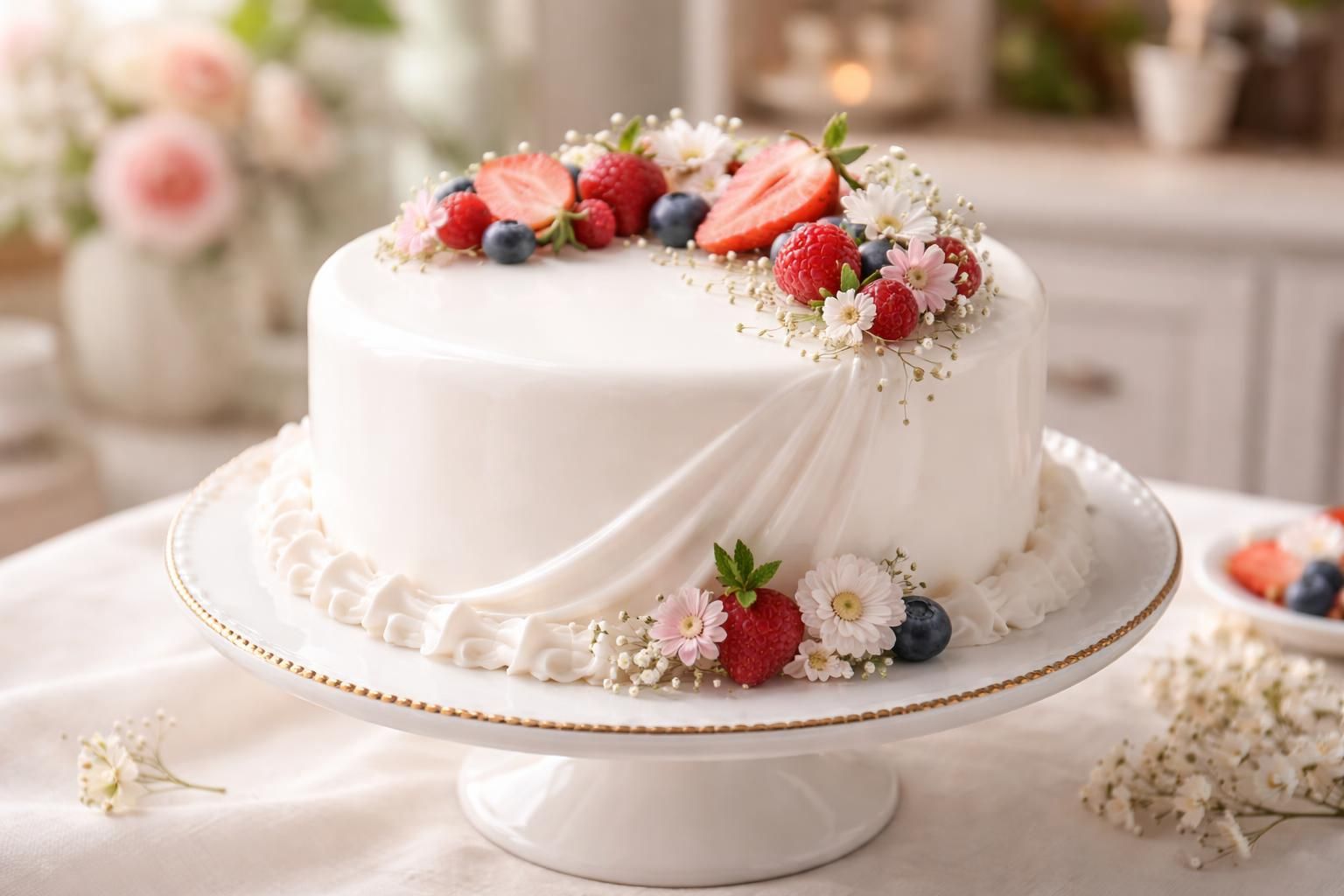découvrez la recette du fondant blanc, l'ingrédient clé pour sublimer vos gâteaux avec élégance et douceur en pâtisserie.