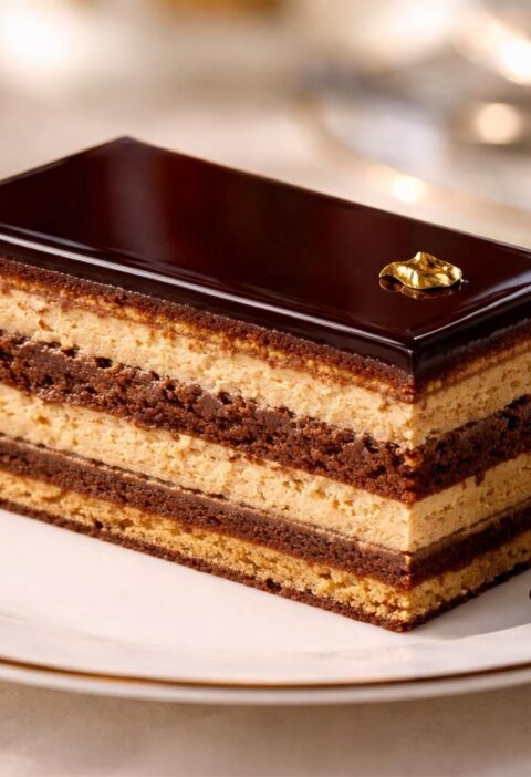 découvrez la recette du gâteau opéra, un classique de la pâtisserie française alliant biscuit, café et ganache pour un dessert élégant et savoureux.
