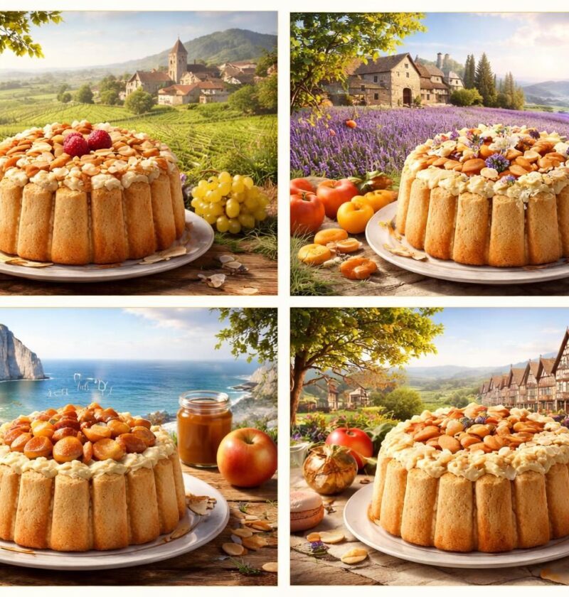 découvrez un voyage gustatif unique à travers les régions de france avec la charlotte aux amandes, une douceur raffinée alliant tradition et saveurs authentiques.