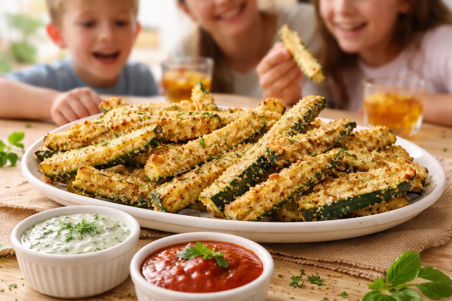 découvrez les frites de courgettes croustillantes, un snack sain et délicieux qui plaira à toute la famille, petits et grands inclus.