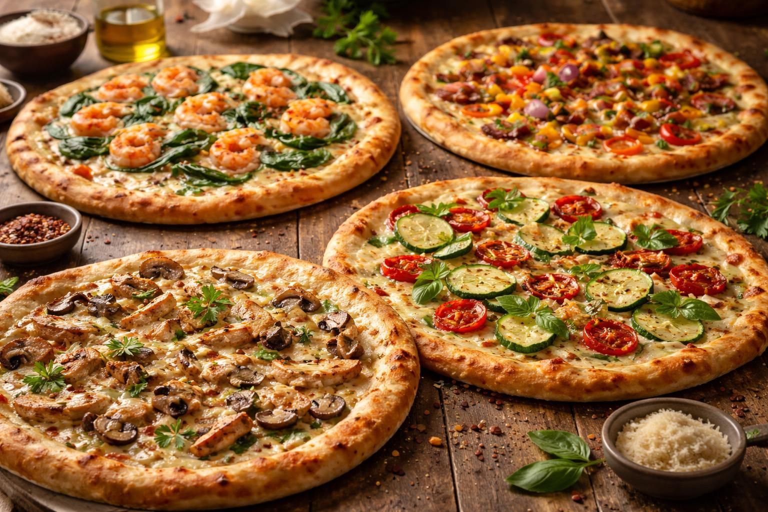 découvrez des variantes surprenantes de pizzas alfredo qui éveilleront vos papilles. des recettes originales et savoureuses à ne pas manquer pour les amateurs de pizza.