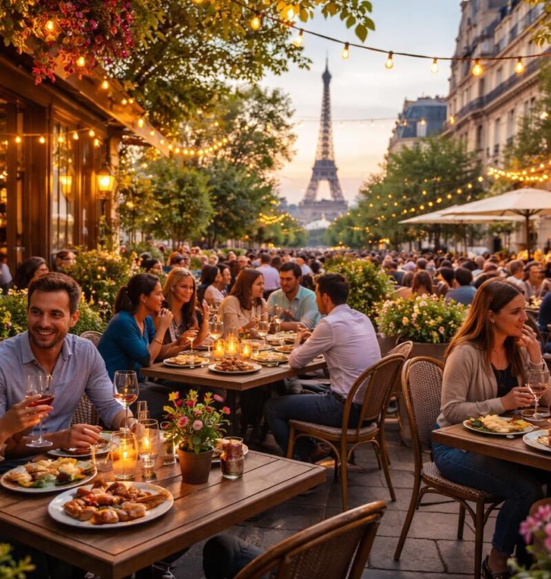 découvrez pourquoi choisir un restaurant avec terrasse à paris ce printemps offre une expérience unique alliant gastronomie et ambiance en plein air, idéale pour profiter du beau temps.