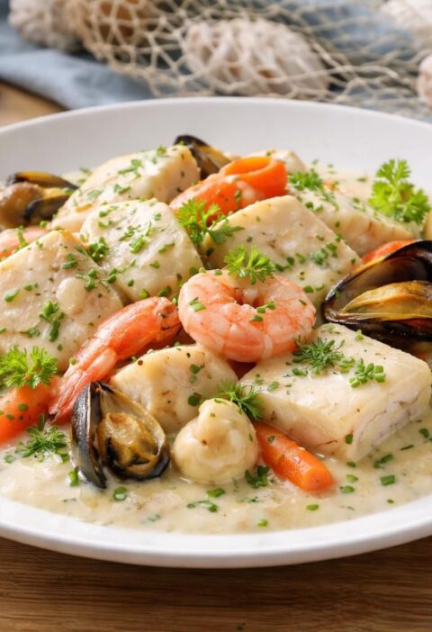 découvrez la recette authentique de la blanquette de la mer du grand chef et faites voyager vos papilles avec des saveurs marines délicates et raffinées.