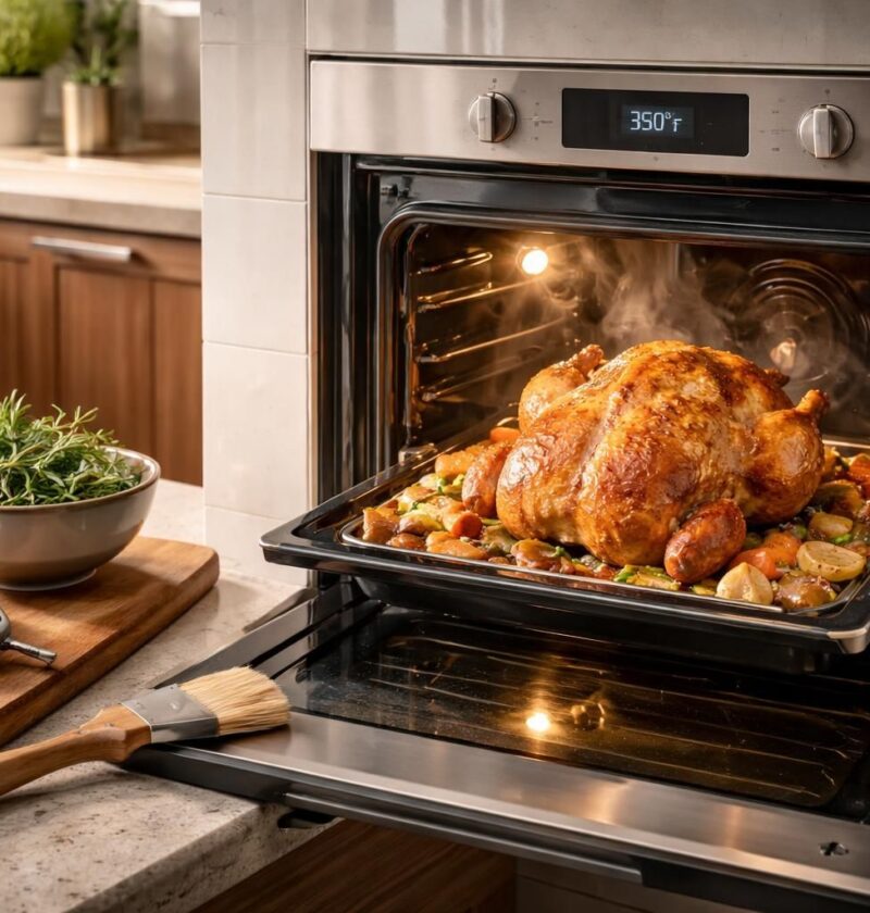 apprenez à réchauffer un poulet au four sans qu'il ne sèche grâce à nos conseils pratiques et découvrez les erreurs à éviter absolument pour un résultat tendre et savoureux.