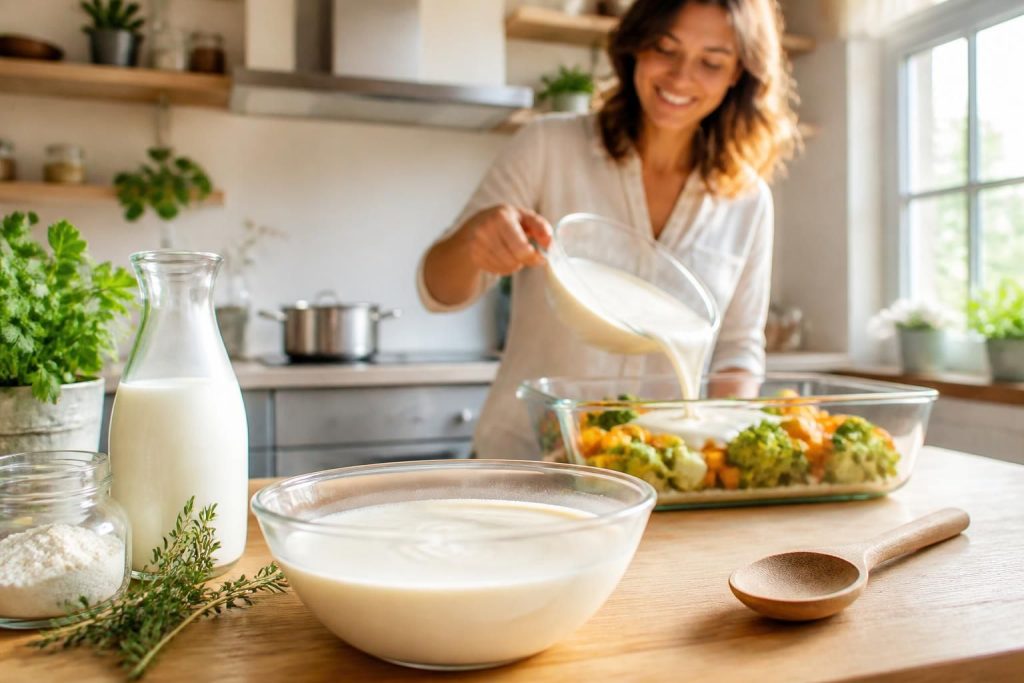 découvrez comment préparer une sauce béchamel sans beurre, une alternative saine et légère pour enrichir vos plats quotidiens tout en conservant la douceur et l'onctuosité de la recette traditionnelle.