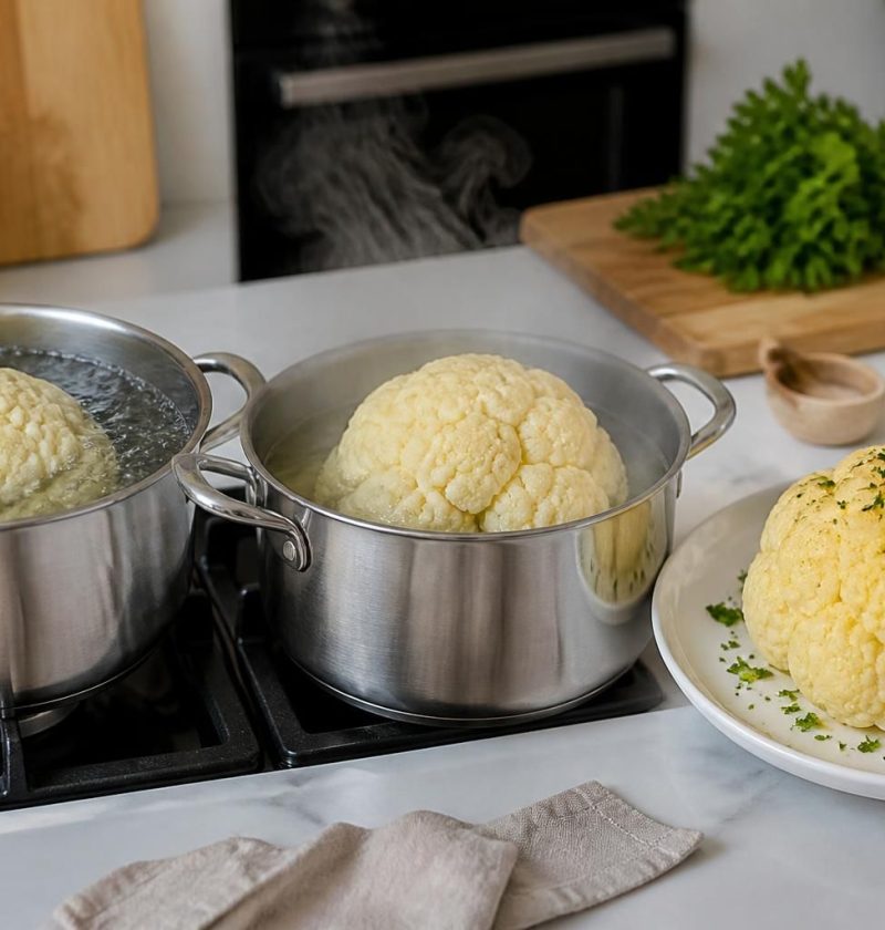 découvrez comment ajuster le temps de cuisson du chou-fleur à l'eau en fonction de vos préférences pour une texture parfaite à chaque fois.