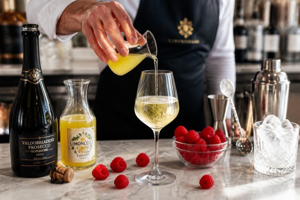découvrez comment préparer un cocktail limoncello prosecco framboise parfait comme un professionnel, avec des astuces simples et des ingrédients frais pour impressionner vos invités.