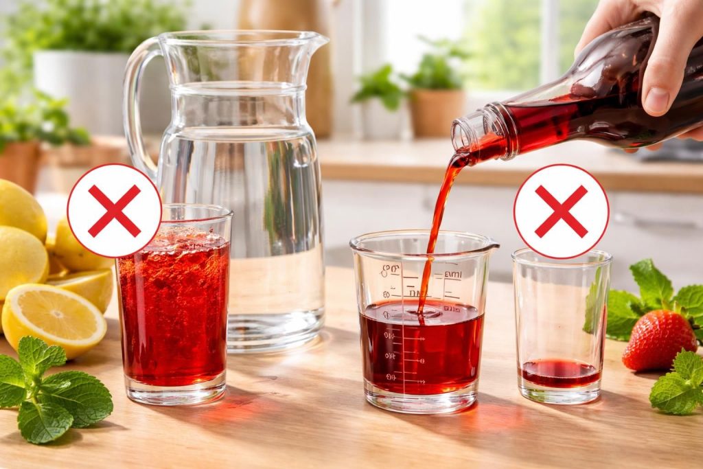 découvrez comment doser correctement votre sirop pour 1 litre d'eau et évitez les erreurs fréquentes afin d'obtenir une boisson parfaitement équilibrée et savoureuse.