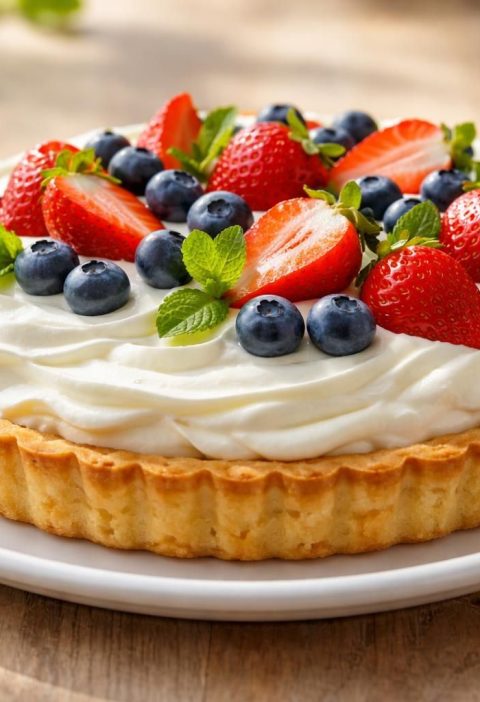découvrez notre recette de tarte à la crème fraîche, un dessert classique revisité pour séduire les palais gourmets avec une touche d'originalité et de douceur.