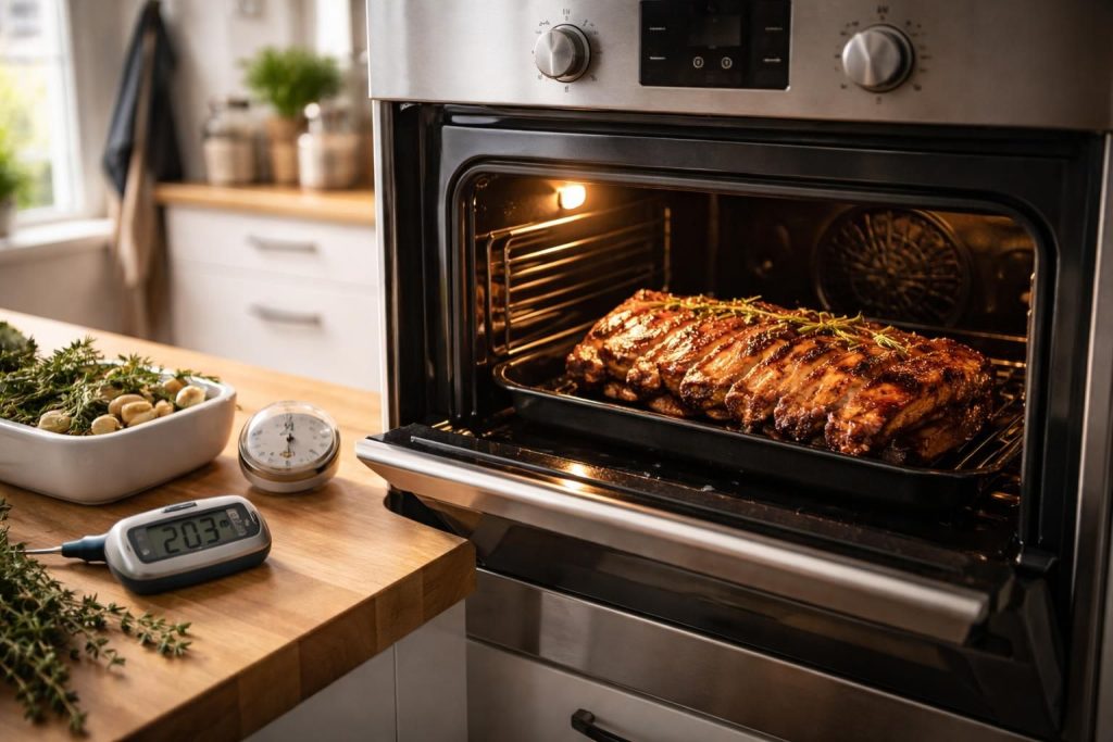 découvrez tous les conseils essentiels pour maîtriser le temps de cuisson des travers de porc au four et obtenir une viande tendre et savoureuse à chaque fois.