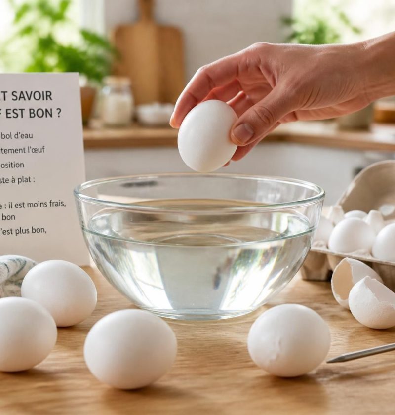 découvrez comment vérifier la fraîcheur d'un œuf facilement grâce à notre guide pratique pour les débutants. astuces simples pour savoir si un œuf est bon à consommer.