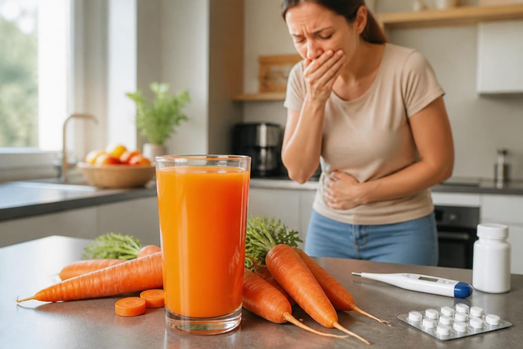 découvrez les risques liés à une consommation excessive de jus de carotte et ses effets potentiels sur votre santé. informez-vous pour mieux profiter de ses bienfaits sans danger.